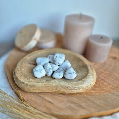 Pierre roulée Howlite