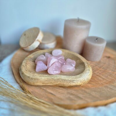 Pierre Roulée Quartz Rose